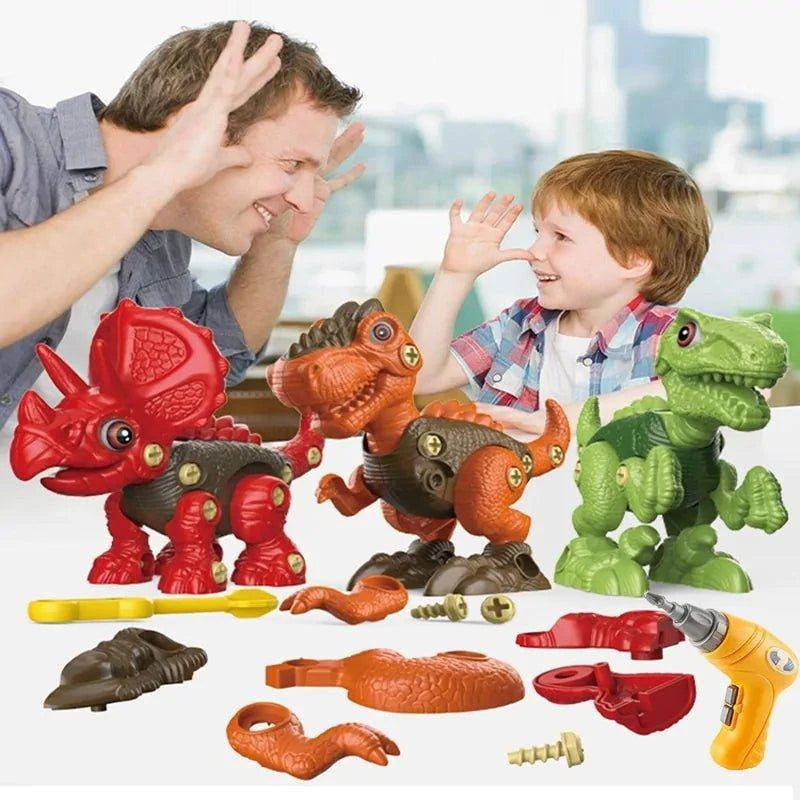 Dinosaur Construction Set - Build, Play, Learn | Educational Dinosaur Toys for Kids - Home Kartz