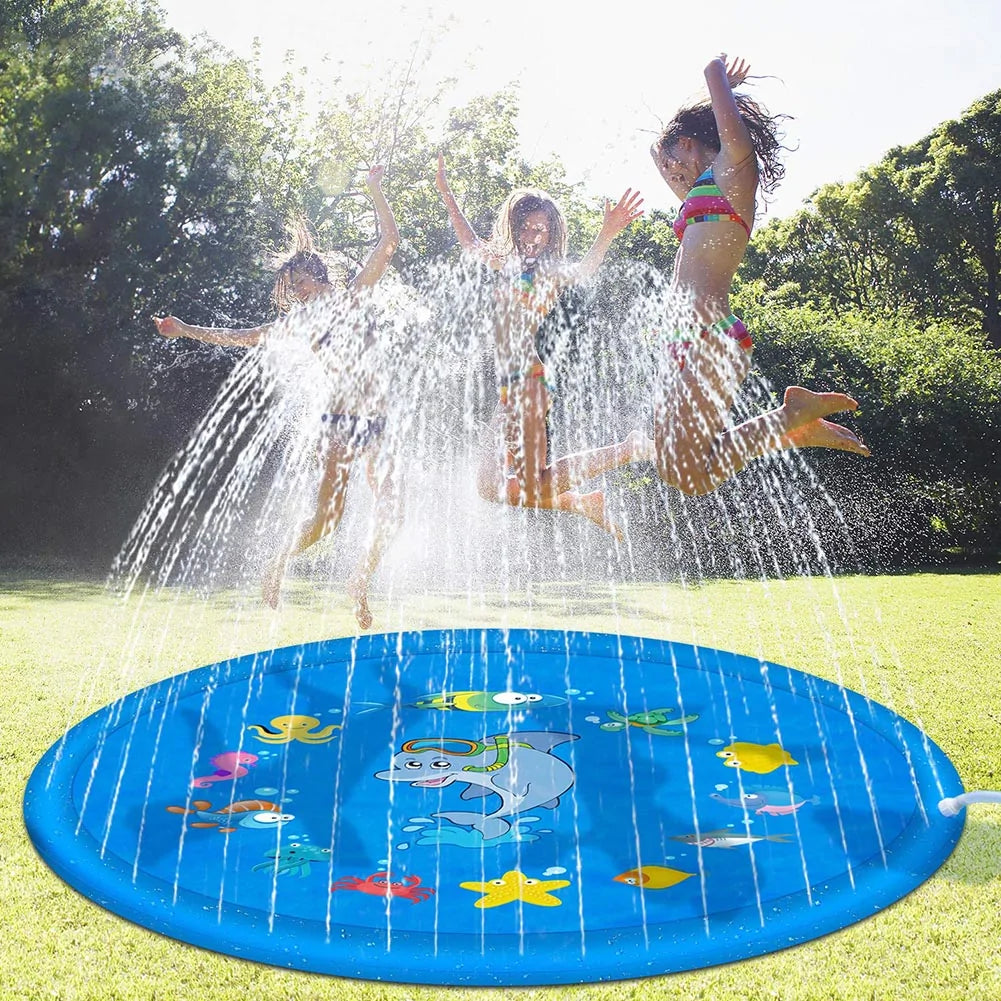 💦 Unleash a Tidal Wave of Fun: The Sprinkler Play Pad That Turns Your Backyard into a Watery Wonderland! 🌊 - Home Kartz