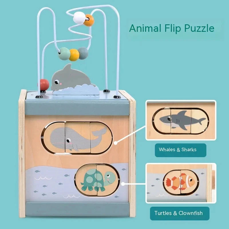 Wooden Beads Treasure Chest Toy | Boost Fine Motor Skills & Creative Play Eco Kids Bay