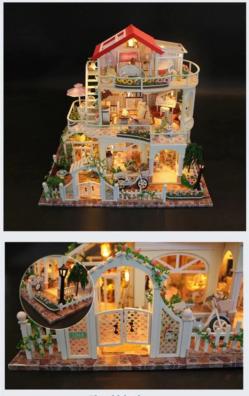 Build Your Own Dream Home - Spark Creativity & Patience with This DIY Wooden Kit!