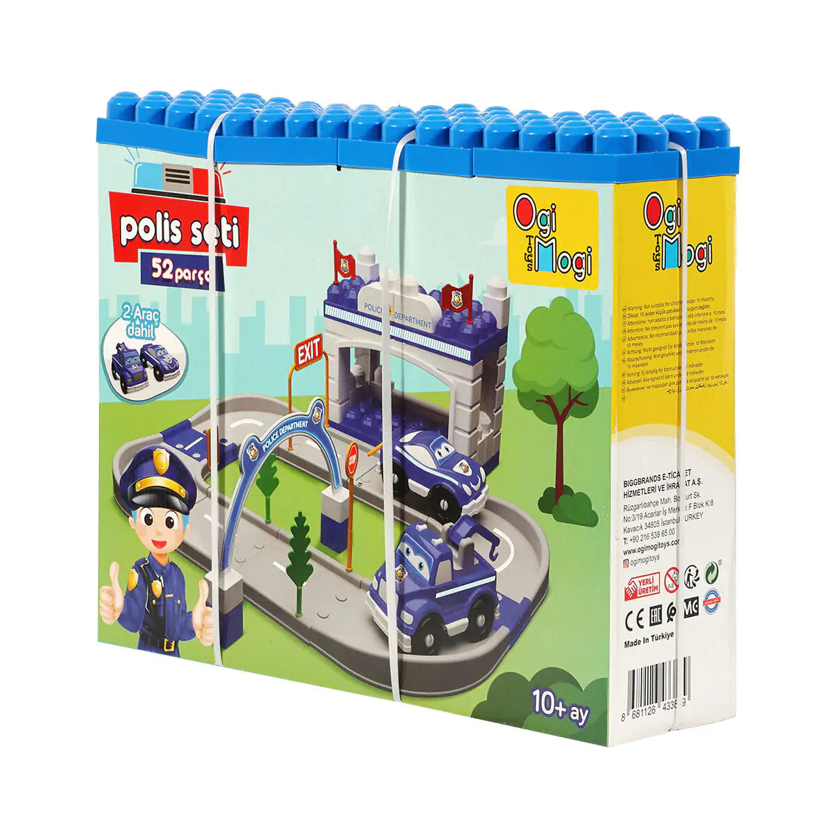 🚨 Build Courage & Creativity : 52-Piece Police Adventure Set for Real-Life Heroes in Training!