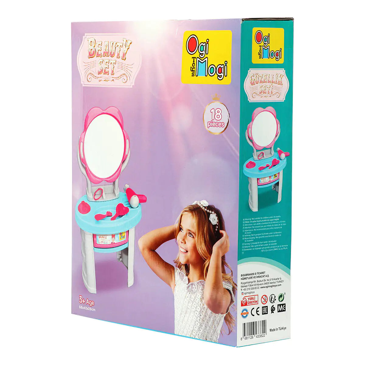🎀 Endless Make-Believe Moments – 18-Piece Beauty Kit That Lets Kids Create Their Own Magical World!