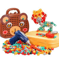 Electric Drill Toolbox Puzzle For Kids - Home Kartz