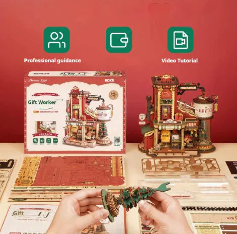 3D Puzzle Wooden Assembly Block Toy | Build Focus, Creativity & Logic