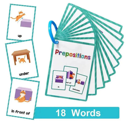 Engage Young Minds with Montessori Kids English Words Flashcards - Home Kartz