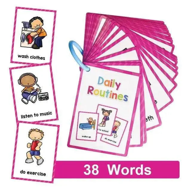 Engage Young Minds with Montessori Kids English Words Flashcards - Home Kartz