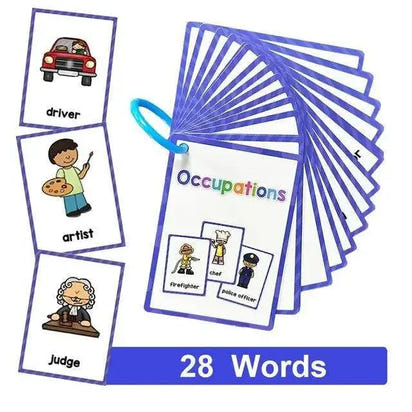 Engage Young Minds with Montessori Kids English Words Flashcards - Home Kartz