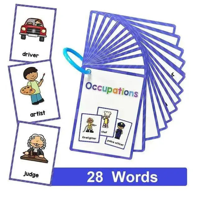 Engage Young Minds with Montessori Kids English Words Flashcards - Home Kartz