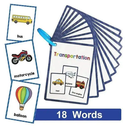 Engage Young Minds with Montessori Kids English Words Flashcards - Home Kartz