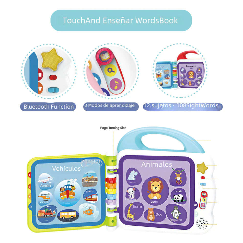 Speak & Learn: 108 Words Bluetooth English Reading Machine! 🗣️🎶