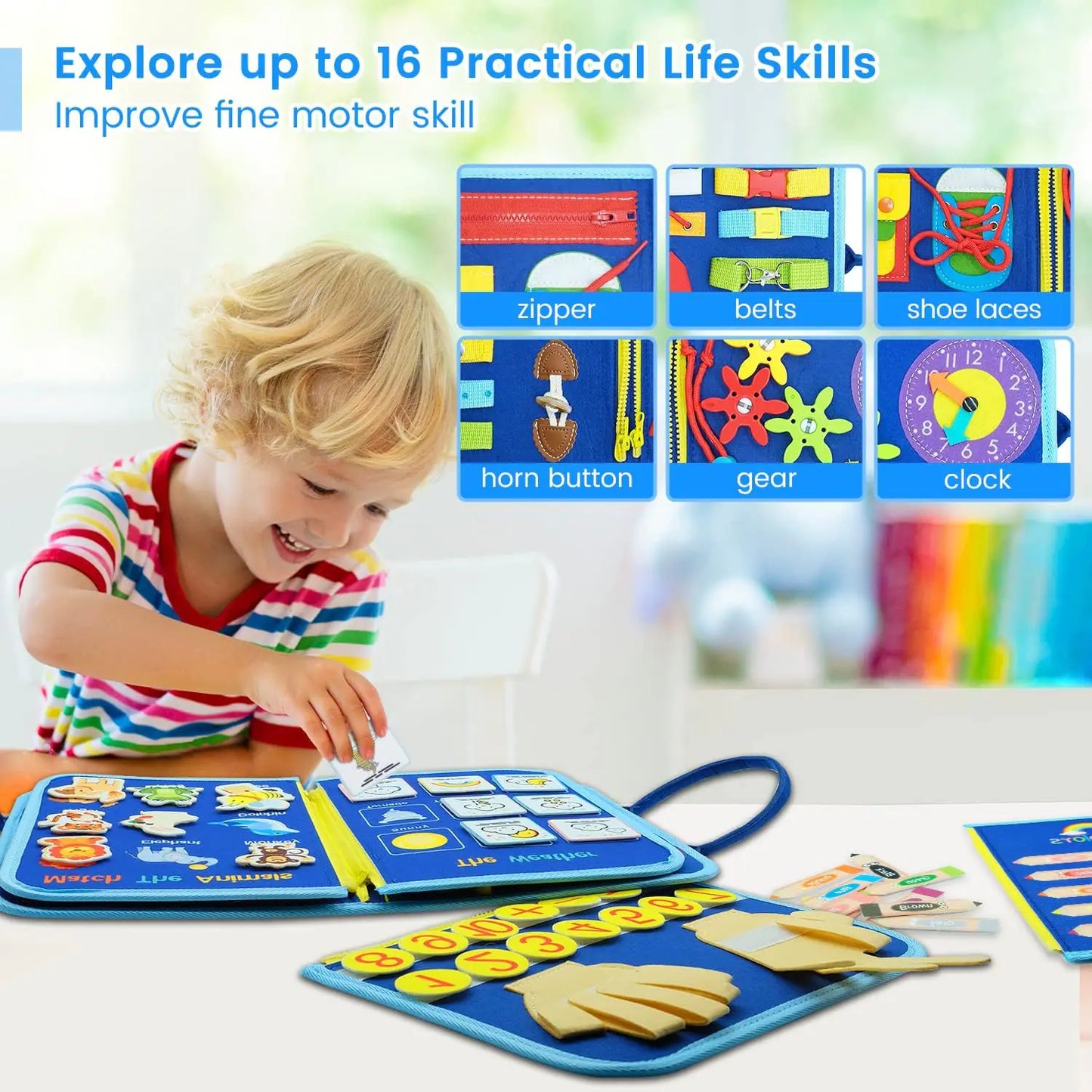 Soft, Safe, and Skill-Building : The Felt Montessori Busy Board That Turns Everyday Play into Early Learning