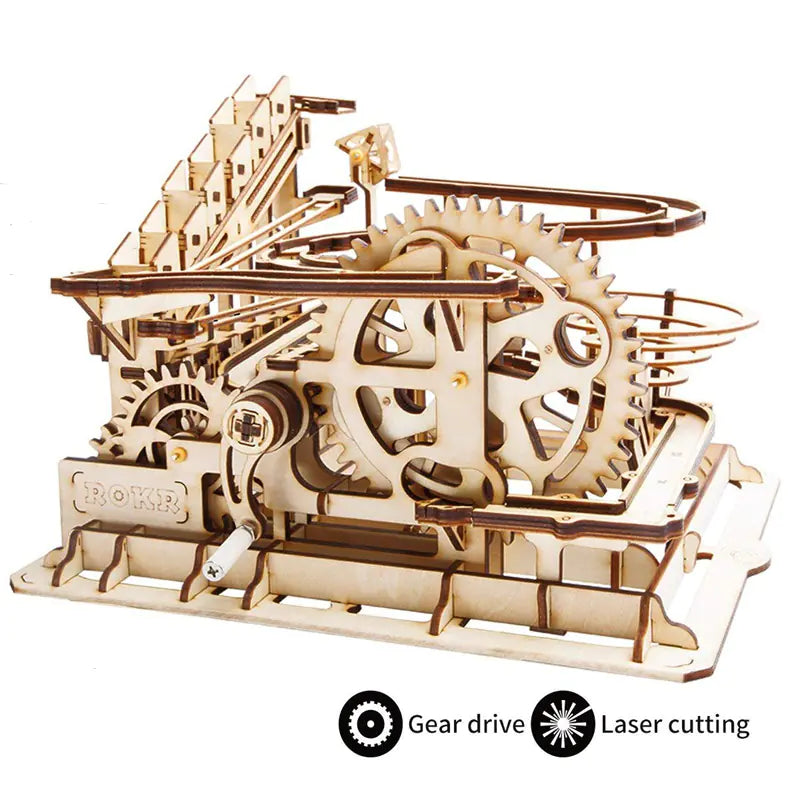 3D Wooden Puzzle Mechanical Model | DIY Kit for Focus & Engineering Logic
