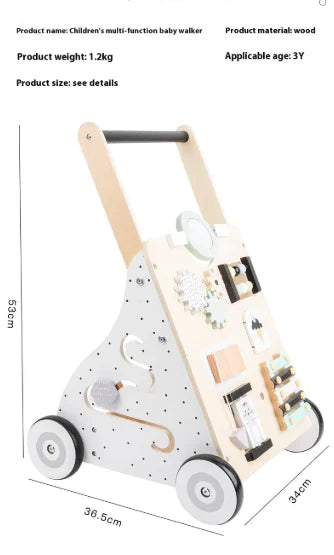 Encourages Balance, Builds Strength, and Sparks Independence — All in One Wooden Walker.