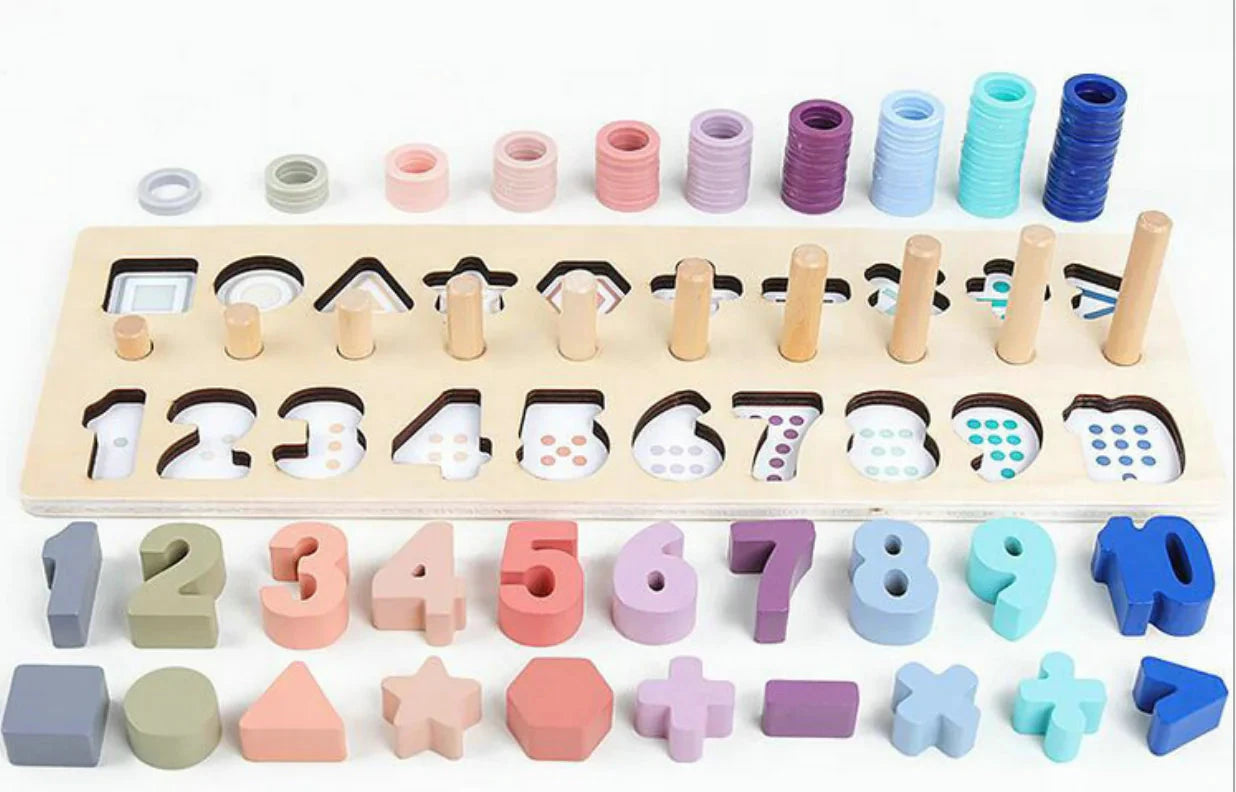 Hand-Grip Board 3D Puzzle | Boost Fine Motor Skills & Spatial Logic Eco Kids Bay