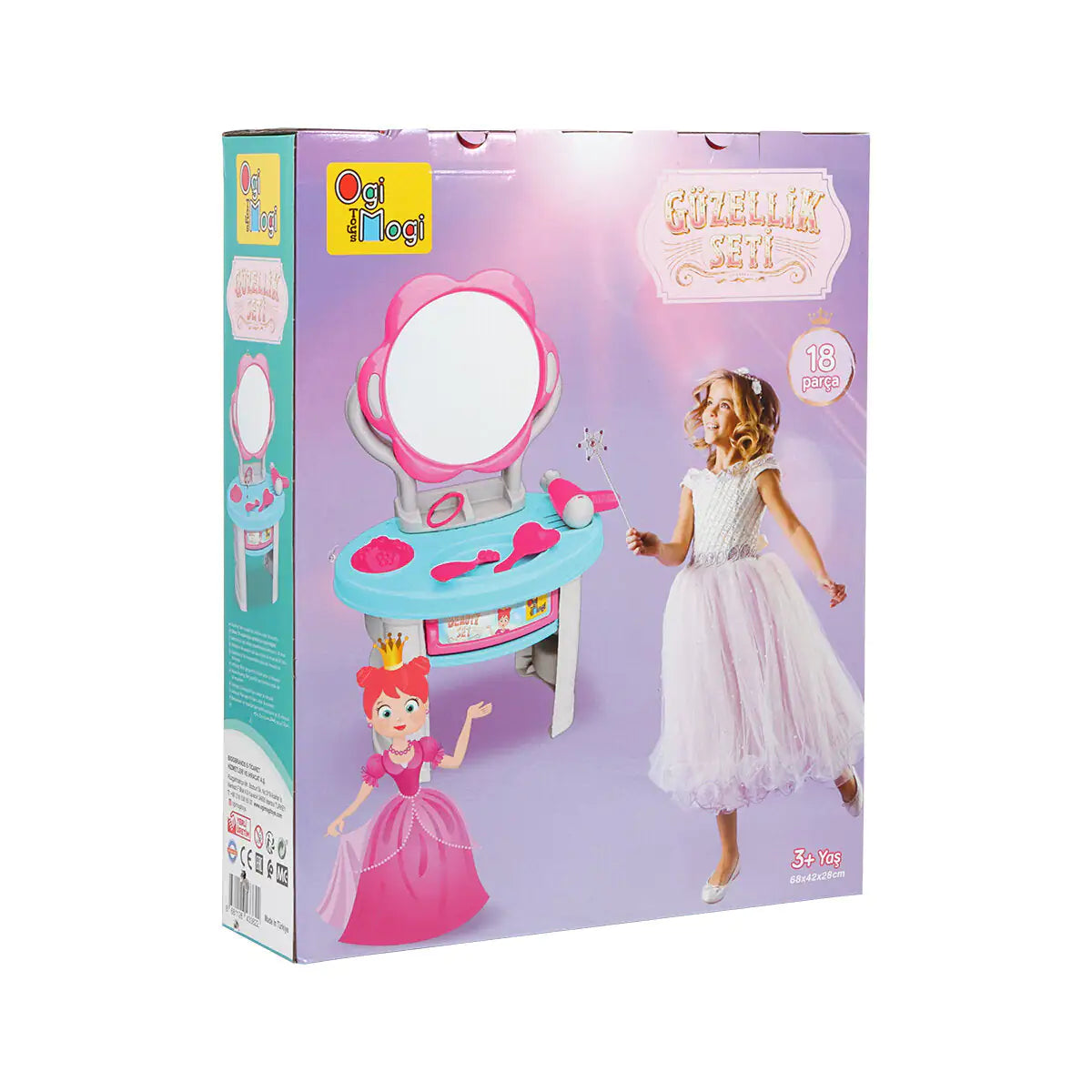 🎀 Endless Make-Believe Moments – 18-Piece Beauty Kit That Lets Kids Create Their Own Magical World!