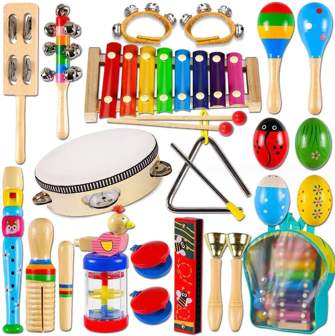 Inspire Rhythms: Montessori Musical Instrument Kit for Infants and Toddlers! 🥁🎶 Eco Kids Bay
