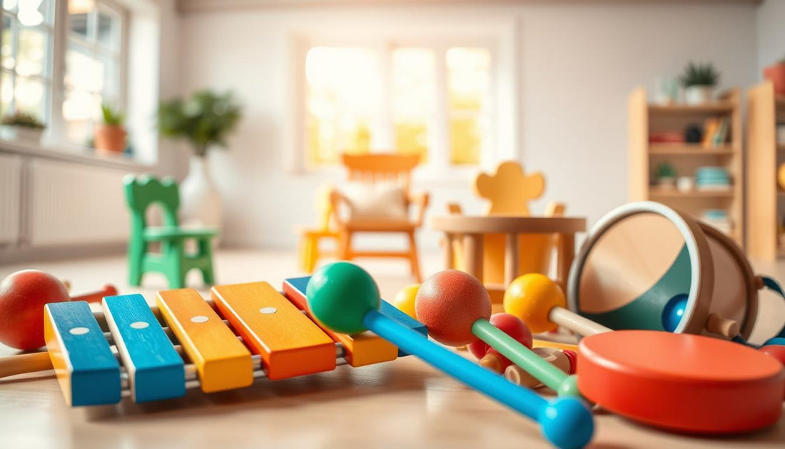 wooden music instruments for kids