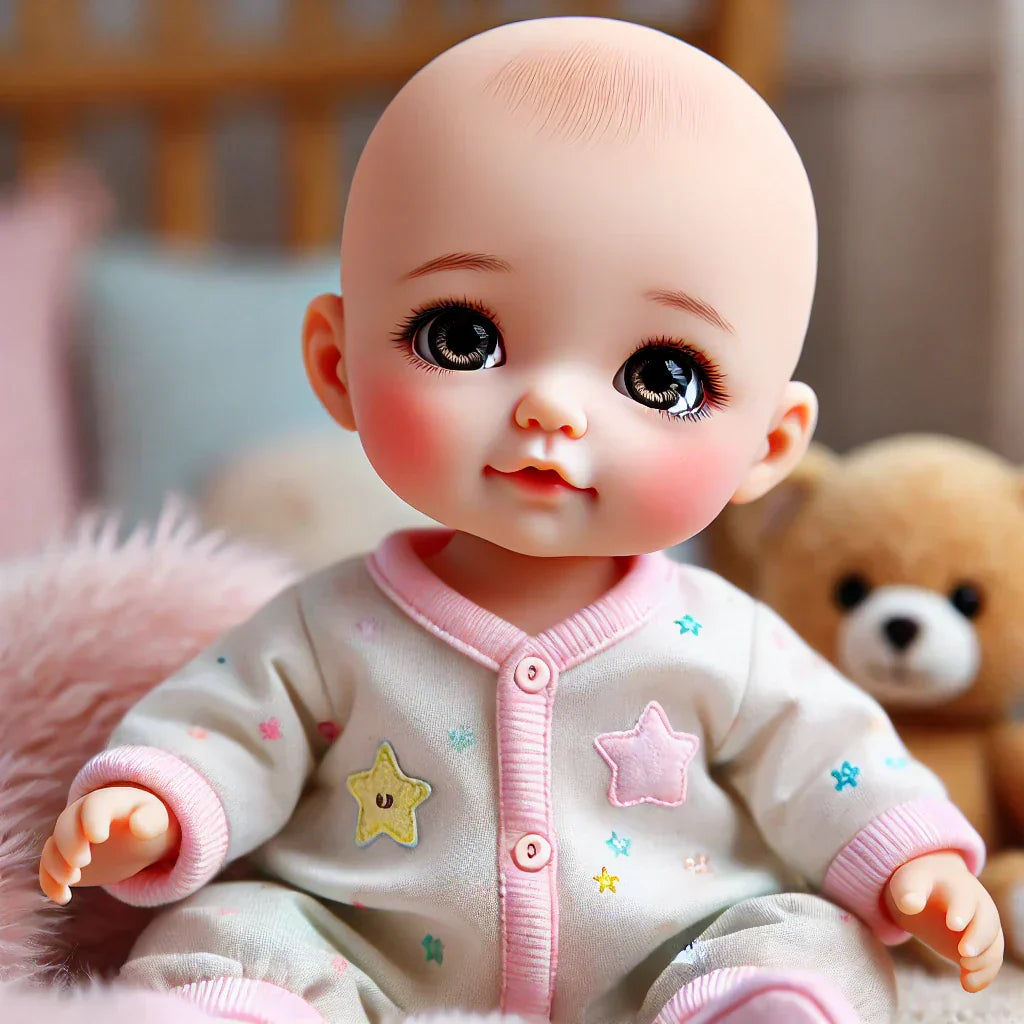 Dolls for imaginative play arranged for child-led storytelling