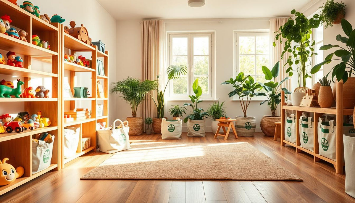 Toy storage ideas with accessible bins and calm play zones
