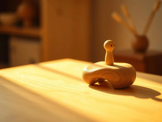 montessori toy natural wood