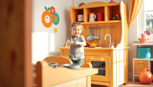 pretend play kitchen wooden