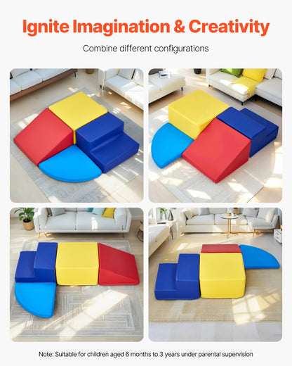 Save Your Sofa, Reclaim Your Peace. The High-Density Foam Climbing Set That Gives Them a Better (and Safer) Place to Explore
