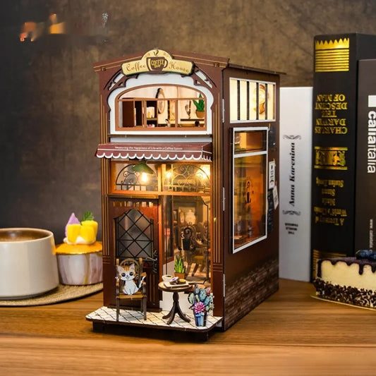 Turn Creativity into Art - DIY Wooden Café Model for Hobbyists & Dreamers!