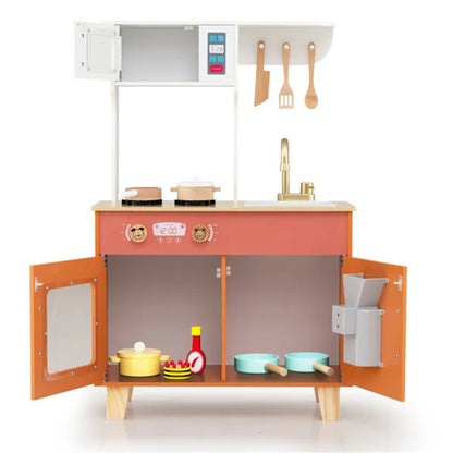 The Anti-Tip Dream Kitchen Play Set: Heirloom Quality Meets Total Peace of Mind. Realistic Faucet, Working Ice Dispenser, & 100% Non-Toxic