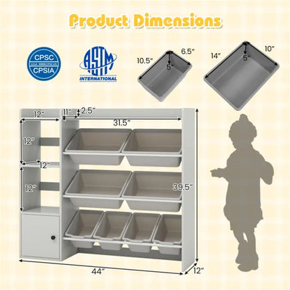 The Montessori System That Cleans Itself. A Tip-Proof, 3-in-1 Organizer Designed to Teach Your Child Independence (So You Don't Have To)