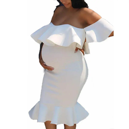 ✨ Embrace Your Radiance: Introducing the Ethereal Glow Maternity Photo Shoot Dress! ✨ - Home Kartz