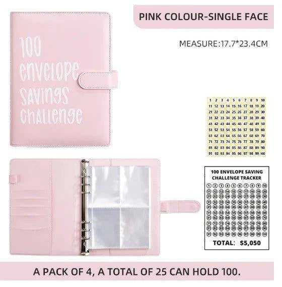 Stay Organized with the 100 Envelope Savings Challenge Binder - Home Kartz