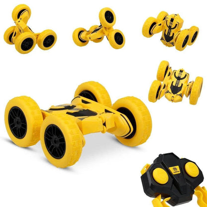 Unleash Excitement with the 1/28 RC Stunt Car – Double-Sided Flips, Spins, and 360° Action - Home Kartz