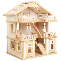 Wooden Villa Playset for Toddlers | Early Education & Imagination Toy - Home Kartz