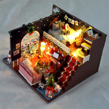 Build the Magic of Christmas - A Handcrafted Wooden House Kids Can Create & Cherish!
