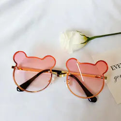 ✨ Designer Cuteness Meets Ultimate Eye Protection: Introducing the Beary Chic Gradient Kids' Sunglasses! - Home Kartz