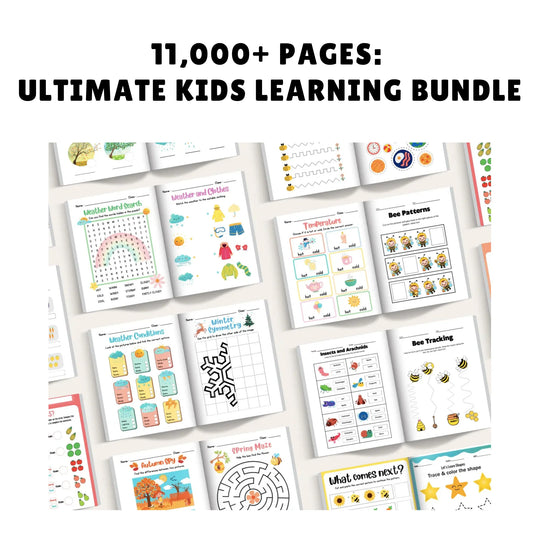 ( Digital Download )🌟 Ignite Your Child's Learning Journey: The 11,000+ Ultimate Educational Resource Vault! 🌟