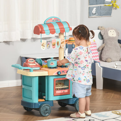 🍳 From Chef to CEO. The 3-in-1 Food Stand That Turns Your Playroom Into a Busy Bistro, Grocery Shop, and Cashier Counter
