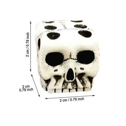 Unleash the Thrill: 1Pcs 6-Sided Skull Dice for Ultimate Game Night Excitement - Home Kartz