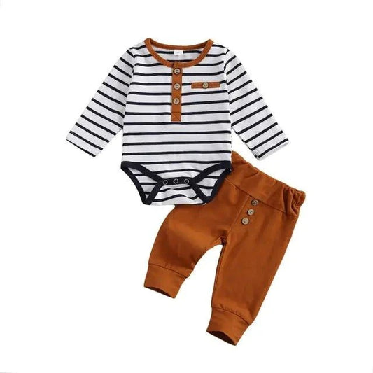 Elevate Your Toddler's Style with the 2Pcs Toddler Casual Suit - Home Kartz