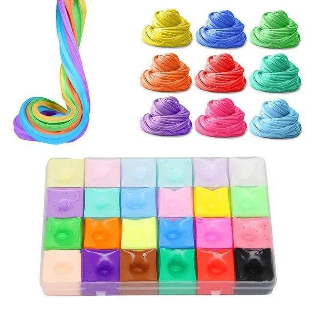 Fluffy Slime for Stress Relief and Endless Fun - Safe, Non-Toxic, and Perfect for Kids and Adults - Home Kartz
