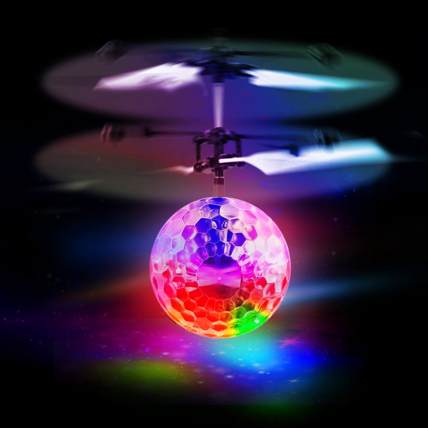 Hand-Controlled Flying Ball Toy with LED Lights