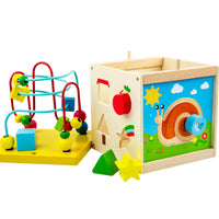 Color, Count & Create : A Wooden Montessori Bead Toy That Builds Coordination and Bright Minds