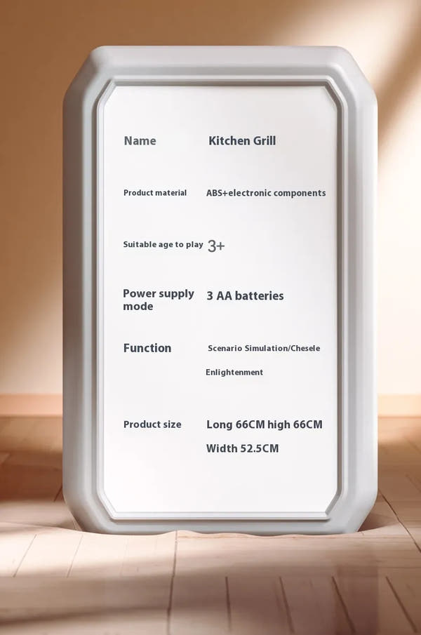 Master the Grill: Simulation Kitchen Cooking Spray Barbecue Table Toy Suit