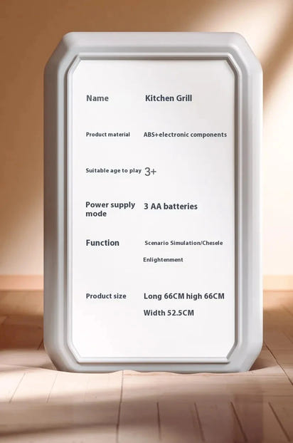 Master the Grill: Simulation Kitchen Cooking Spray Barbecue Table Toy Suit Eco Kids Bay