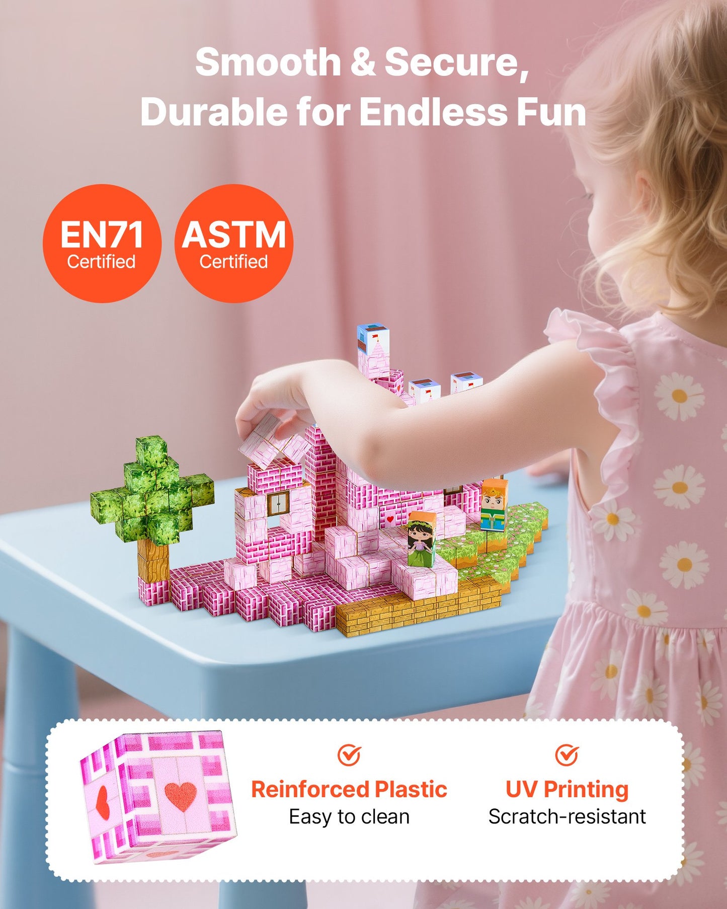 🏰 Build a Fairy Tale That Doesn't Fall Apart. The Neodymium-Strength Princess Castle Set Designed to Stay Up Until She Decides to Take It Down