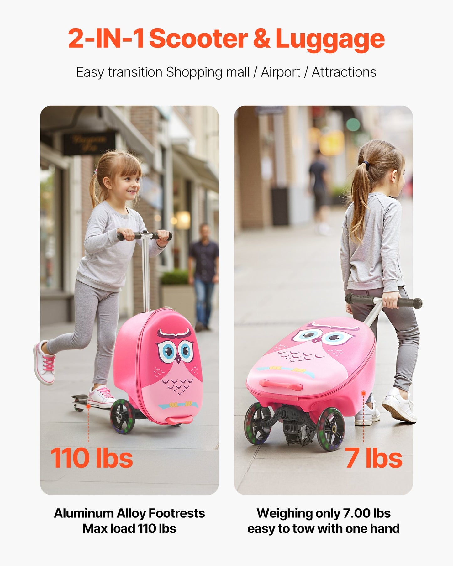 Pack Their Bags, Let Them Glide. The 20-Inch Airline-Approved Suitcase with Kinetic LED Wheels for Safer, Faster Travel
