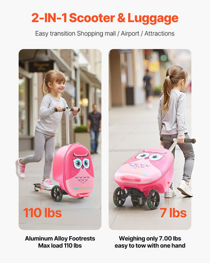 Pack Their Bags, Let Them Glide. The 20-Inch Airline-Approved Suitcase with Kinetic LED Wheels for Safer, Faster Travel