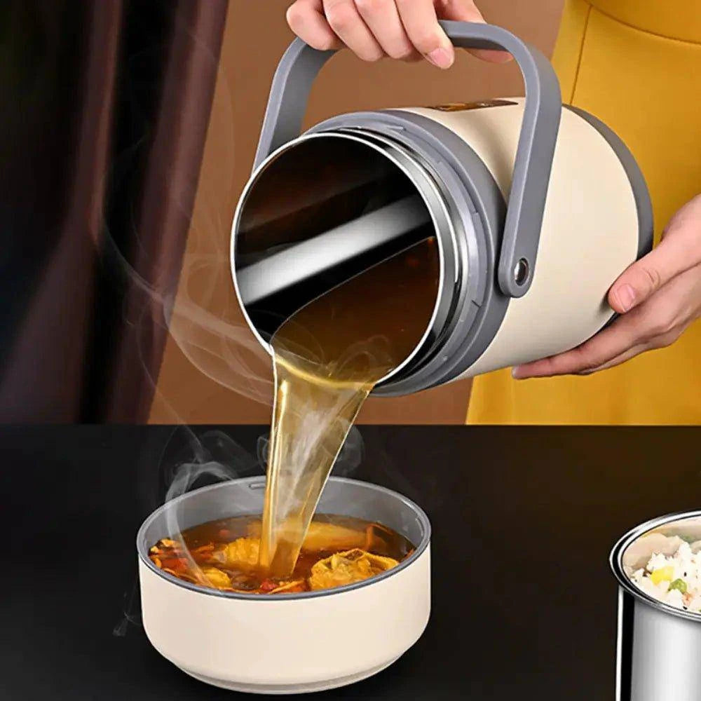 🍱 USB Electric Heated Lunch Box | Stainless Steel, Portable & Perfect for Hot Meals on the Go 🌟 - Home Kartz