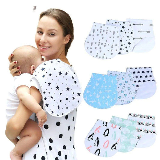 3-Piece Soft Baby Bibs Set – Keep Your Baby Clean and Comfortable - Home Kartz
