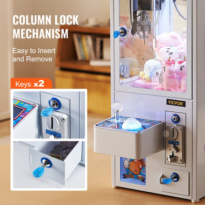 Mini Claw Machine Arcade Toy for Kids